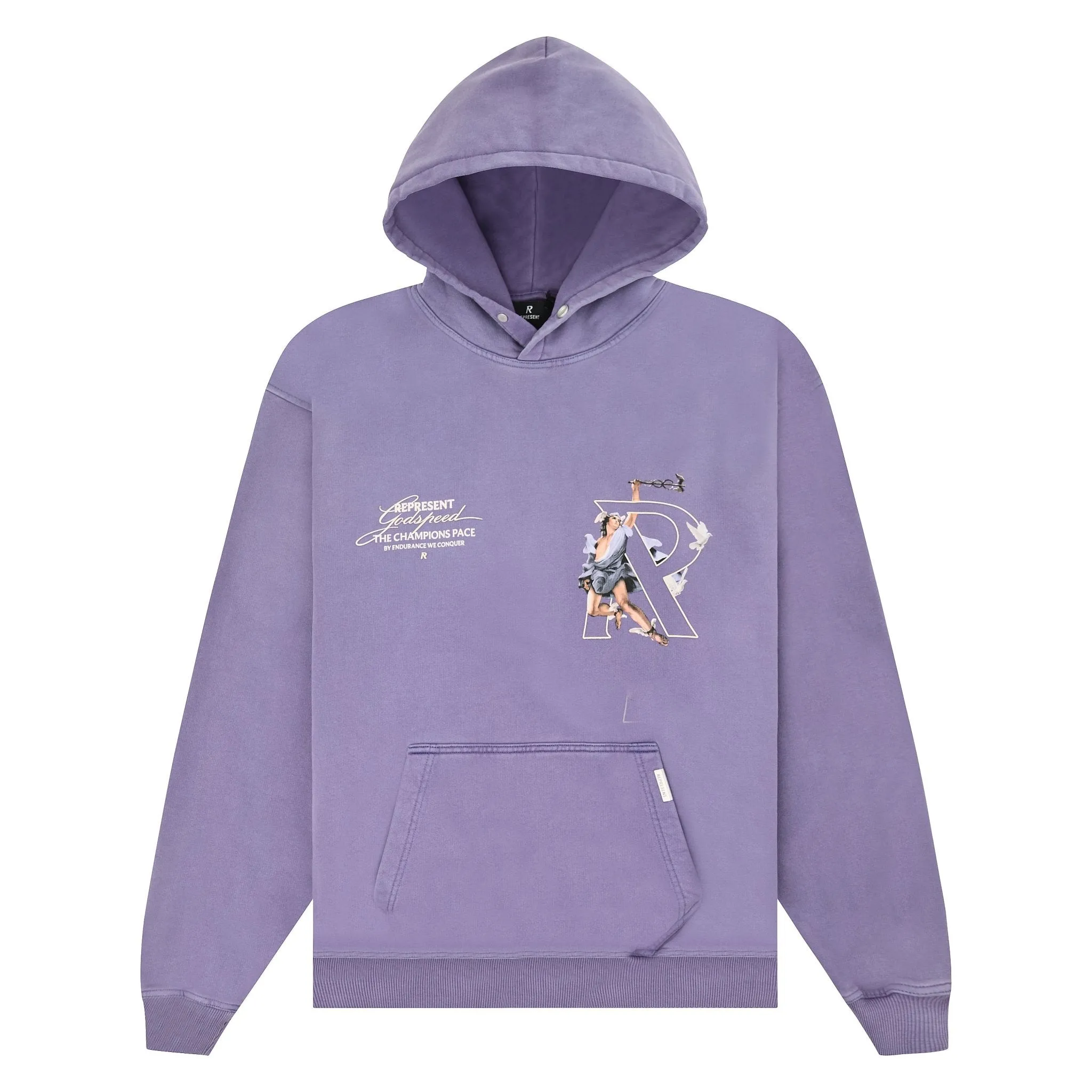 Hermes Pullover Hoodie | Purple