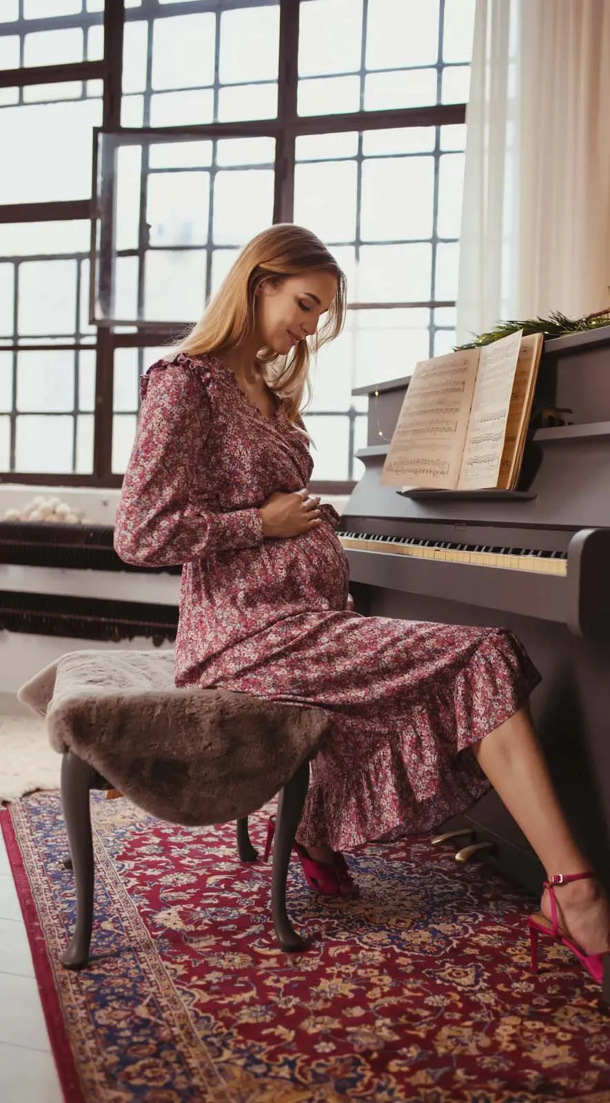 Isla Wrap Breastfeeding Dress