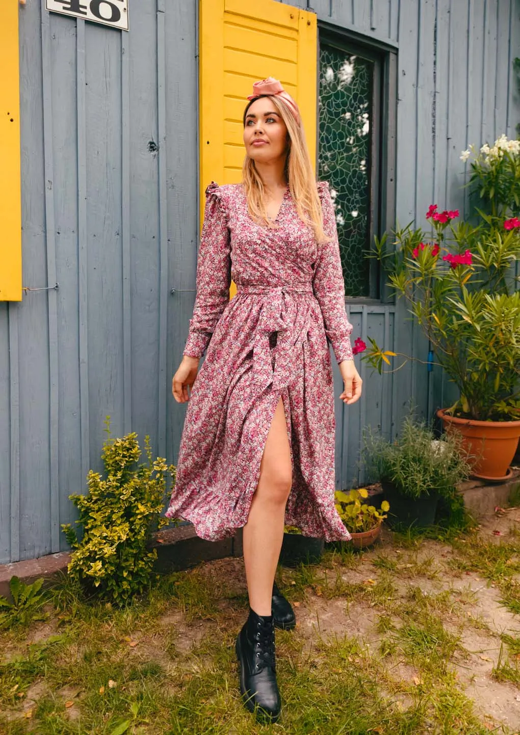Isla Wrap Breastfeeding Dress