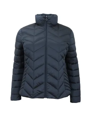 Junge Daisy Light Puffer with Stand Collar in Teal