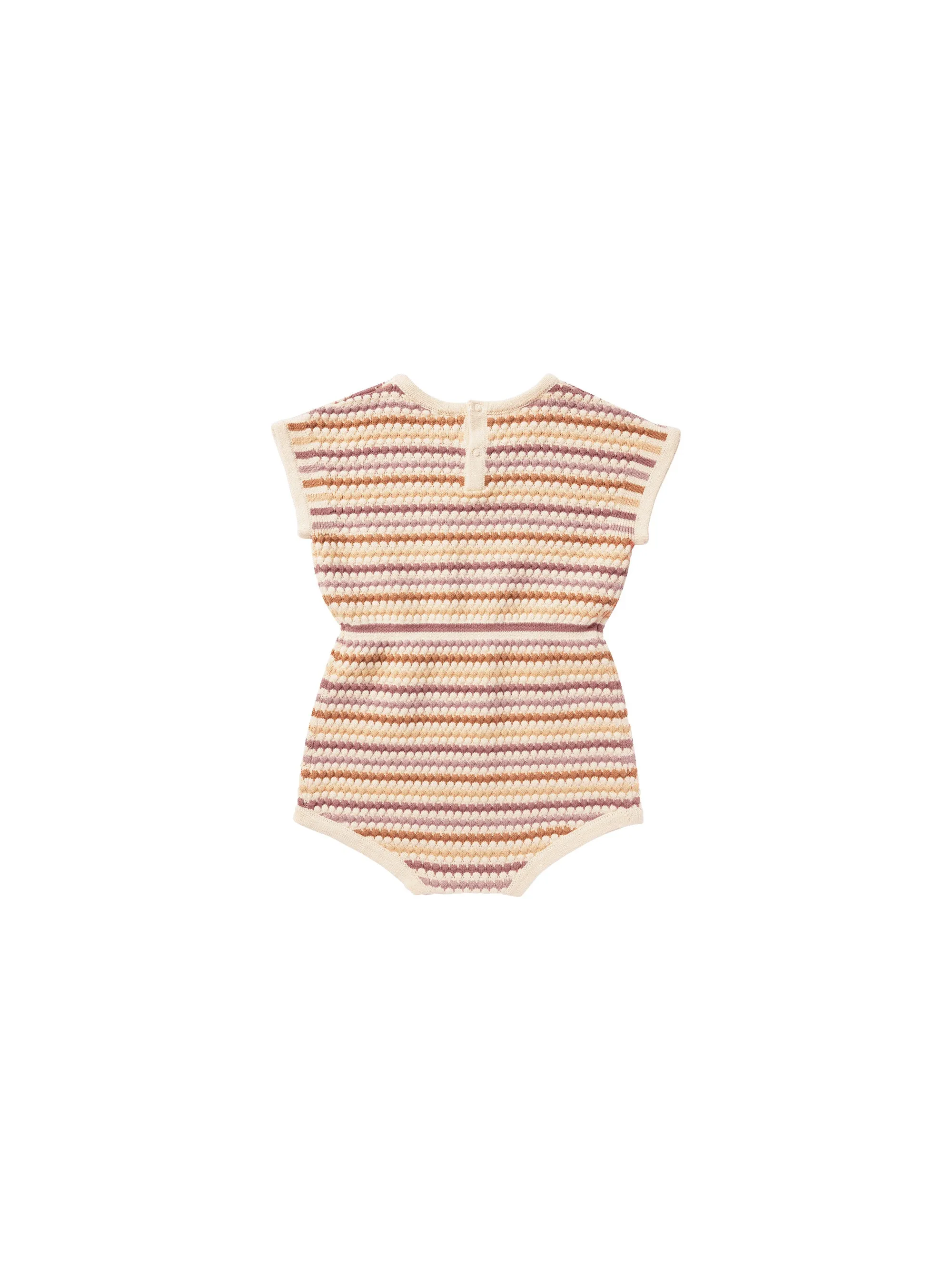 Kai Romper in Honeycomb Stripe
