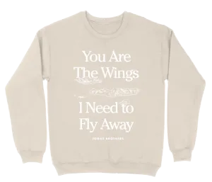 Limited Edition - "You are the Wings" Sweatshirt - Cream