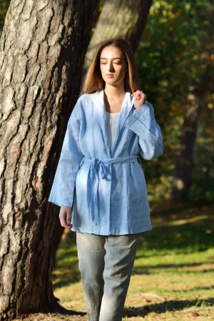 Linen  Oversize Kimono Blazer HANA