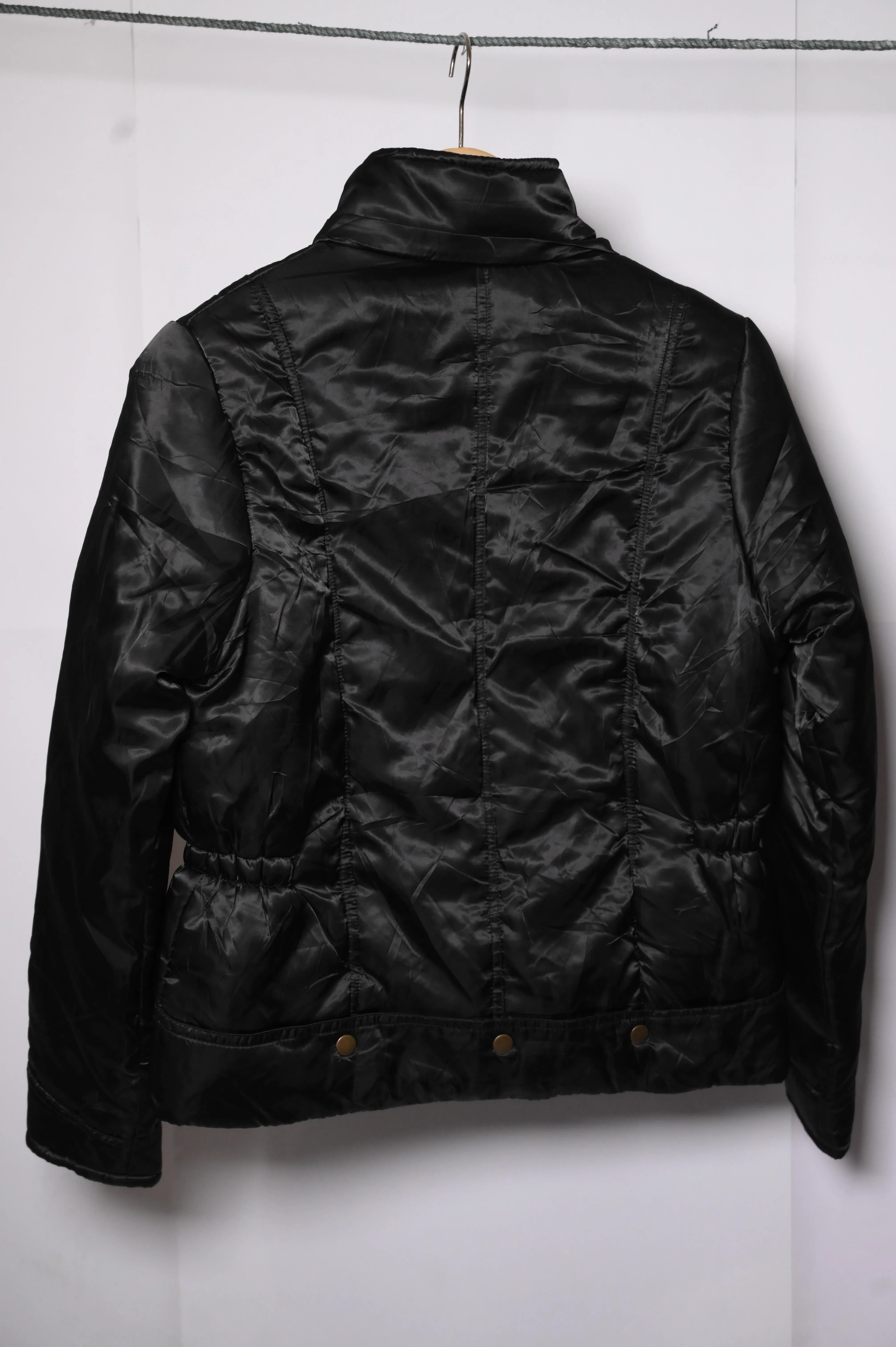 Lovitalia Black Oversized Puffer Jacket
