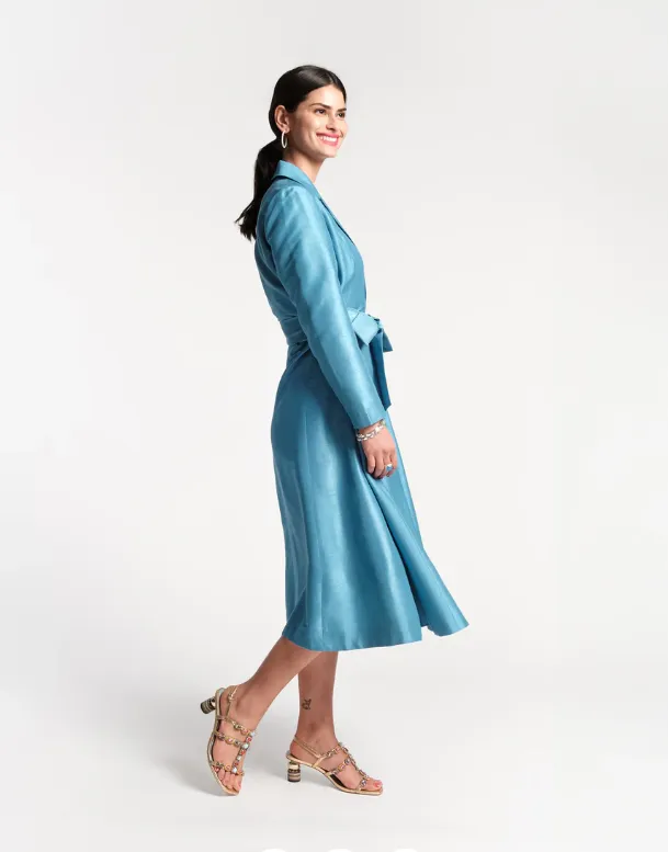 Lucille Wrap Dress Solid