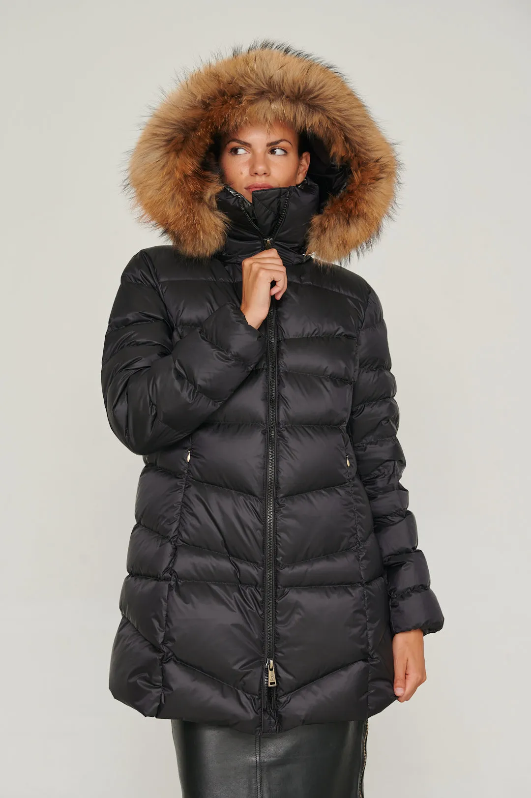 Malen Women Puffer Jacket NEGRO/S