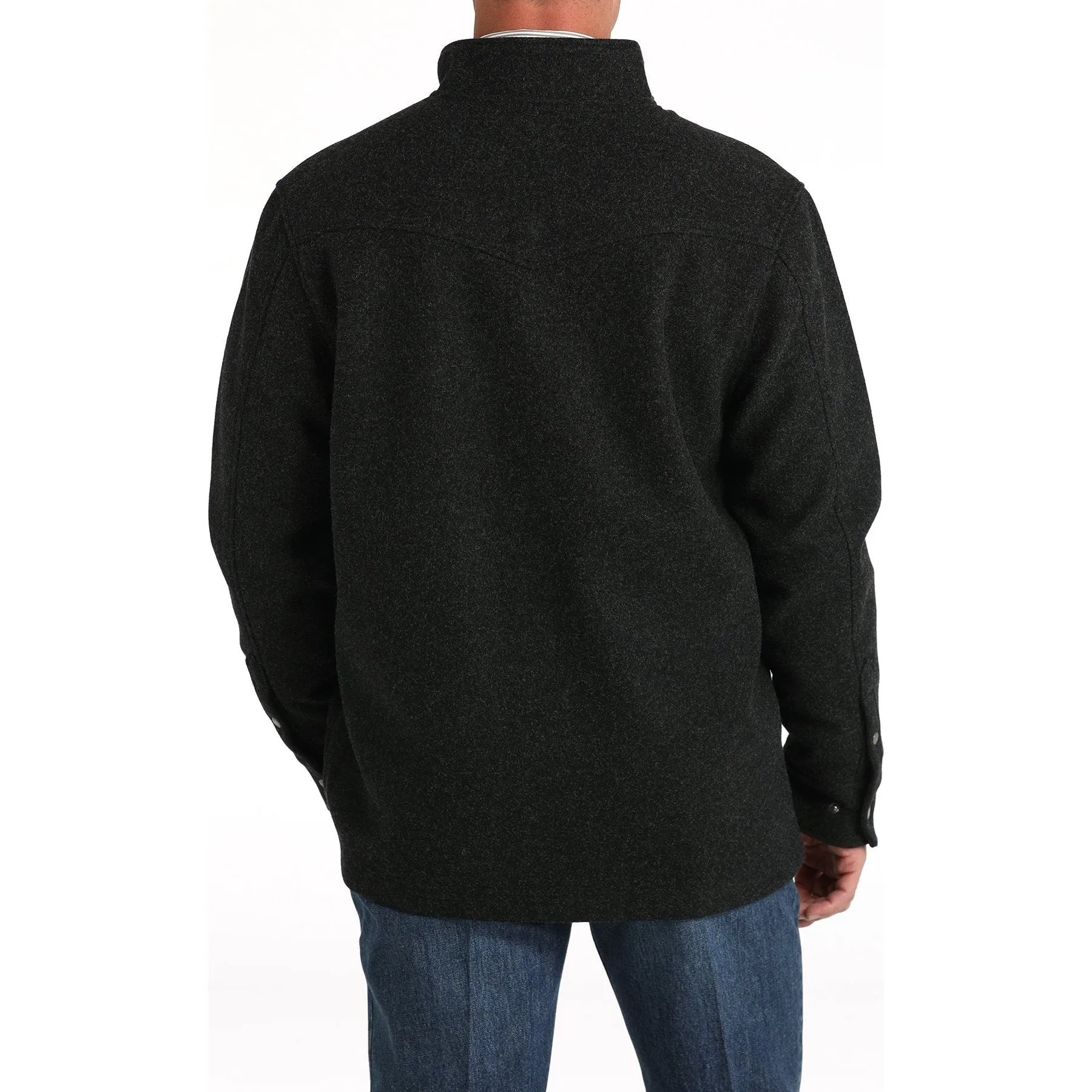 Men's Cinch Shirt Jacket - Black