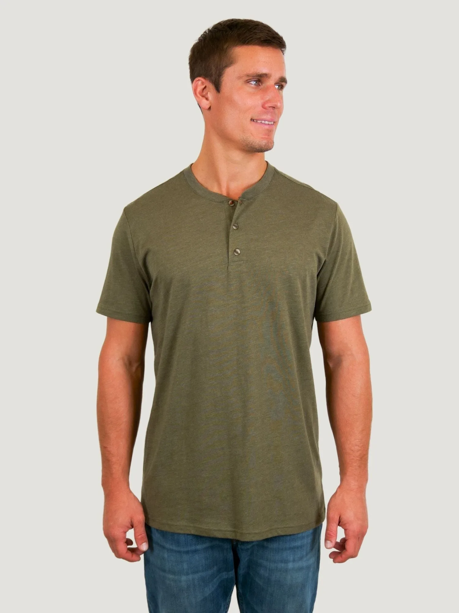 Military Short Sleeve Henley FINAL SALE