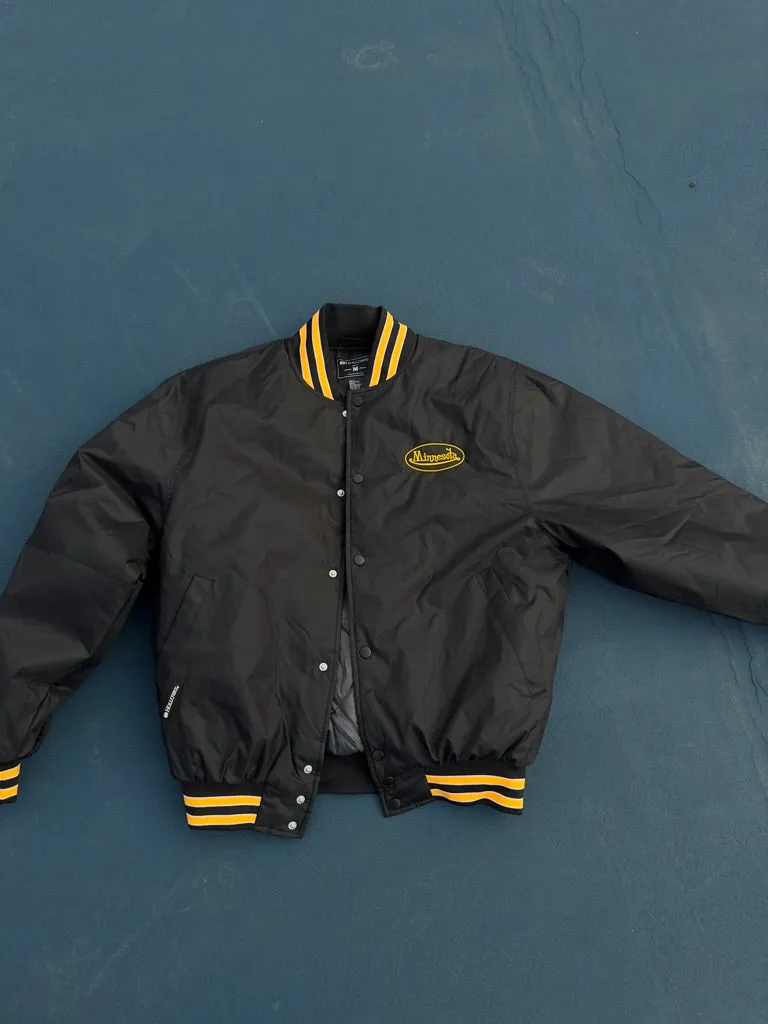 Minnesota Trucker Varsity Bomber Jacket