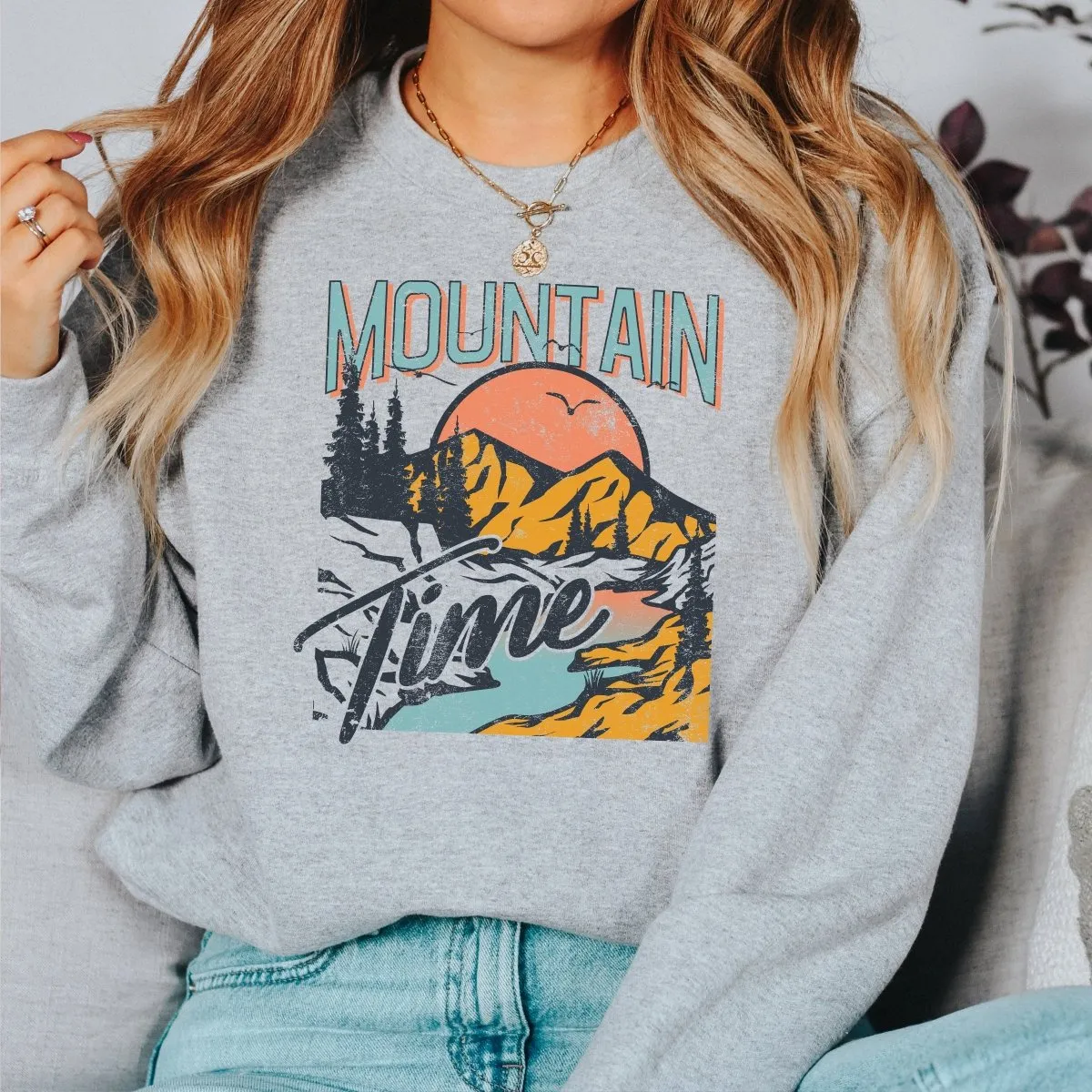 Mountain Time Crewneck Sweatshirt