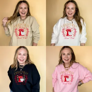 Online Exclusive | Christmas Baking Social Club Graphic Sweatshirt in Multiple Color Options