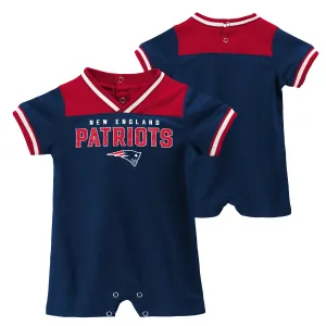 Patriots Baby Boy Runback Romper