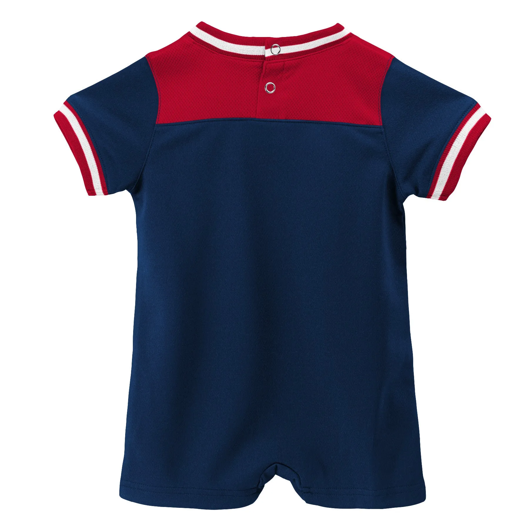 Patriots Baby Boy Runback Romper