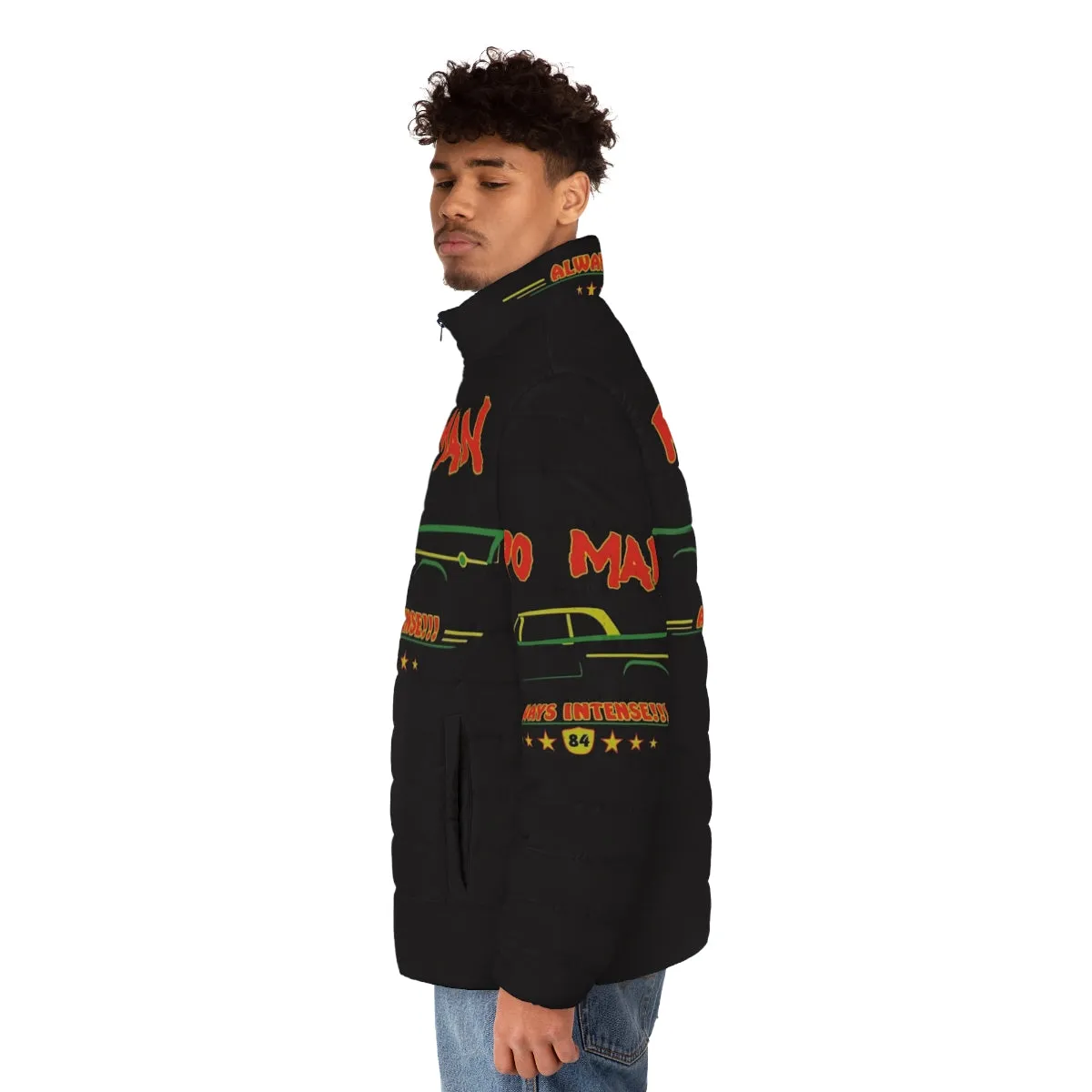 "Repo Man Cult Classic Movie Puffer Jacket - Always Intense"