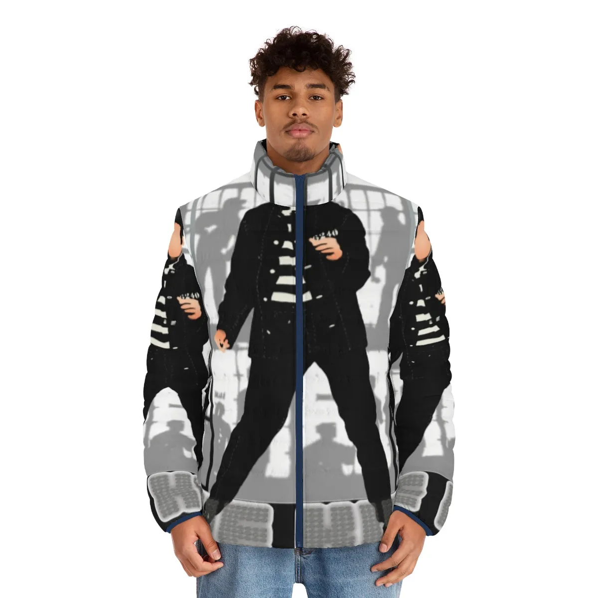 "The King's Jailhouse Puffer Jacket: Elvis Presley Collection"