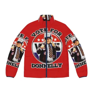 "Vote for Donnelly" Puffer Jacket: Iconic 90s Comedy Style