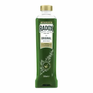 Radox Bath Soak Original Herbal Juniper & Thyme Limited Edition 500ml - Case of 6