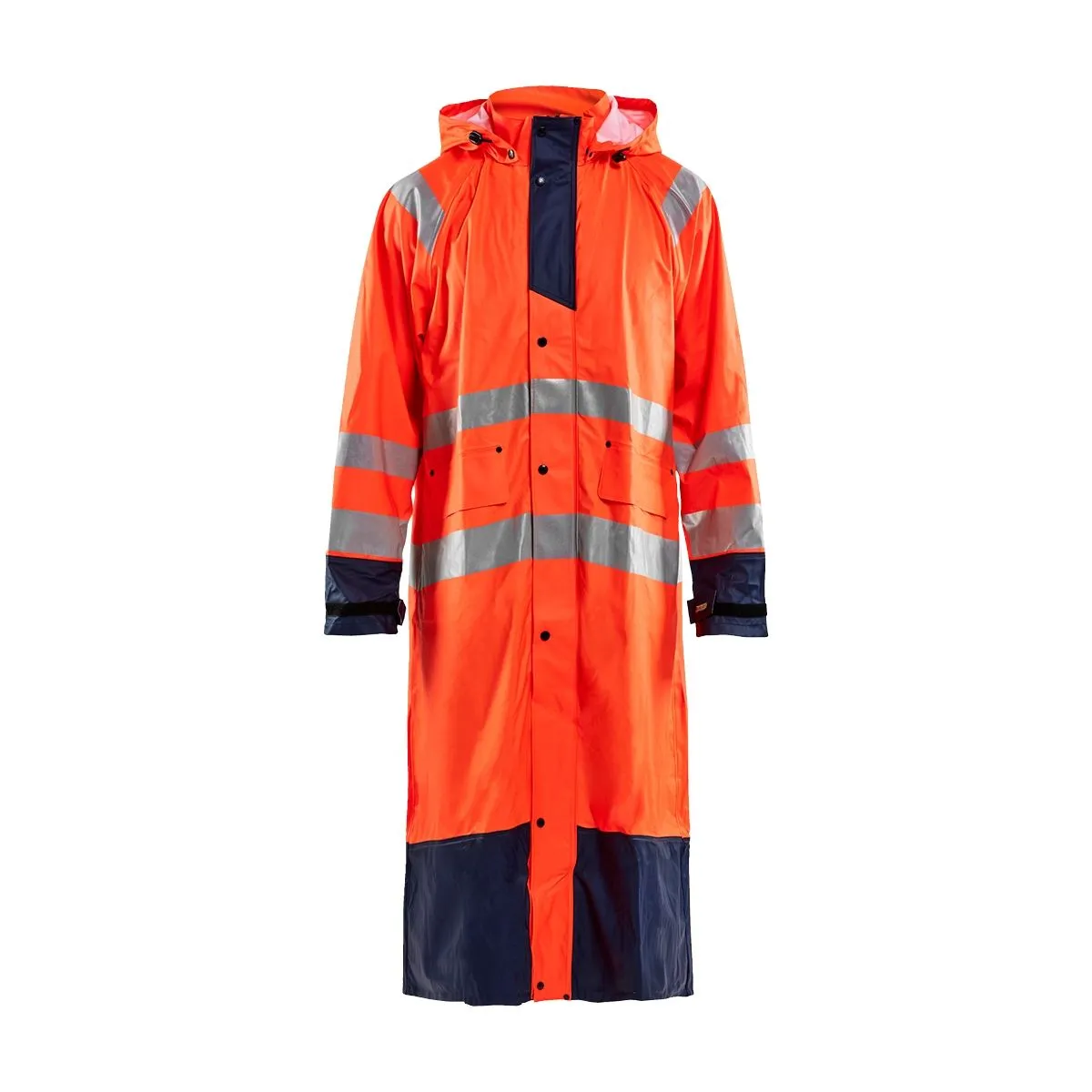 Rain&#x20;Coat&#x20;High&#x20;Vis&#x20;Level&#x20;1&#x20;4325&#x20;High&#x20;Vis&#x20;Oranje&#x20;-&#x20;Bl&#xE5;kl&#xE4;der