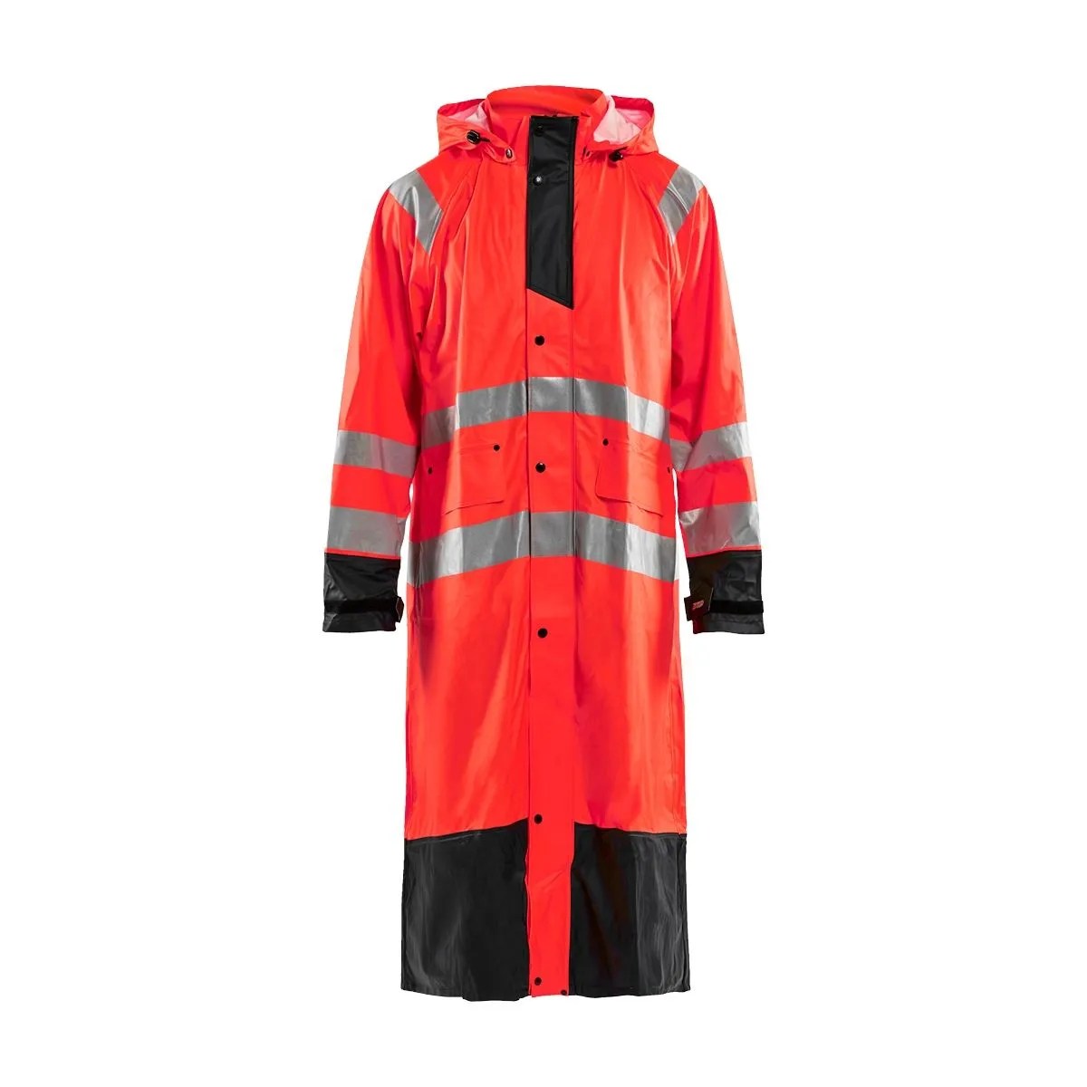 Rain&#x20;Coat&#x20;High&#x20;Vis&#x20;Level&#x20;1&#x20;4325&#x20;High&#x20;Vis&#x20;Oranje&#x20;-&#x20;Bl&#xE5;kl&#xE4;der