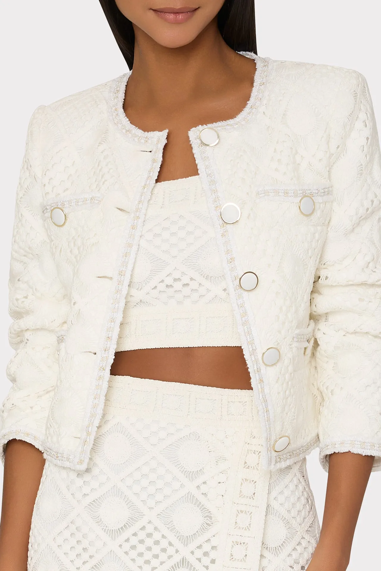 Reign Diamond Crochet Jacket