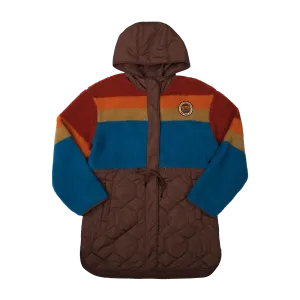 Roll The Dice Sherpa Puffer Jacket