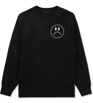 Sad Face Chest Mens Crewneck Sweatshirt