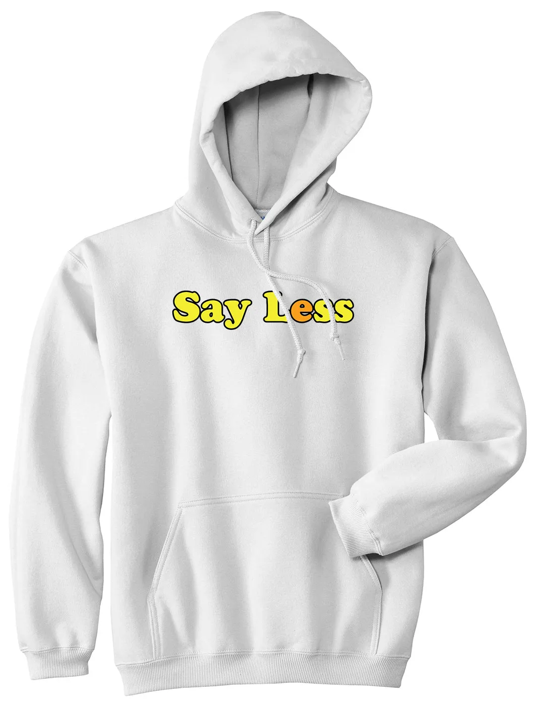 Say Less Mens Pullover Hoodie