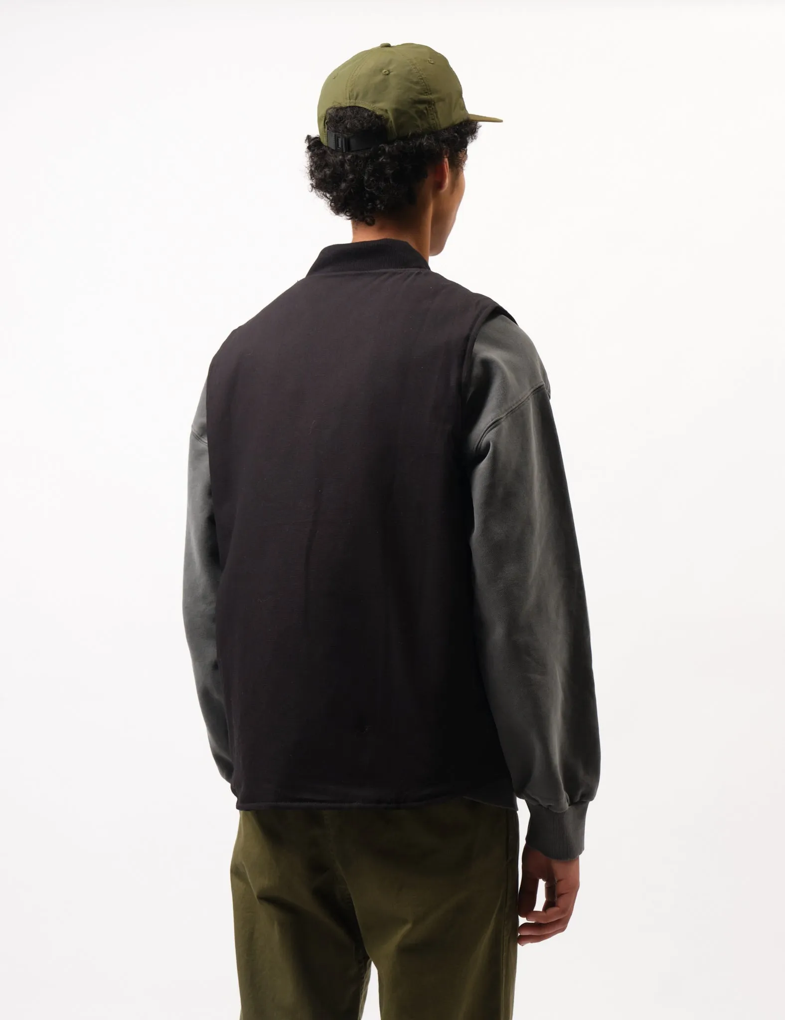 Service Works Padded Work Vest Jacket - Black