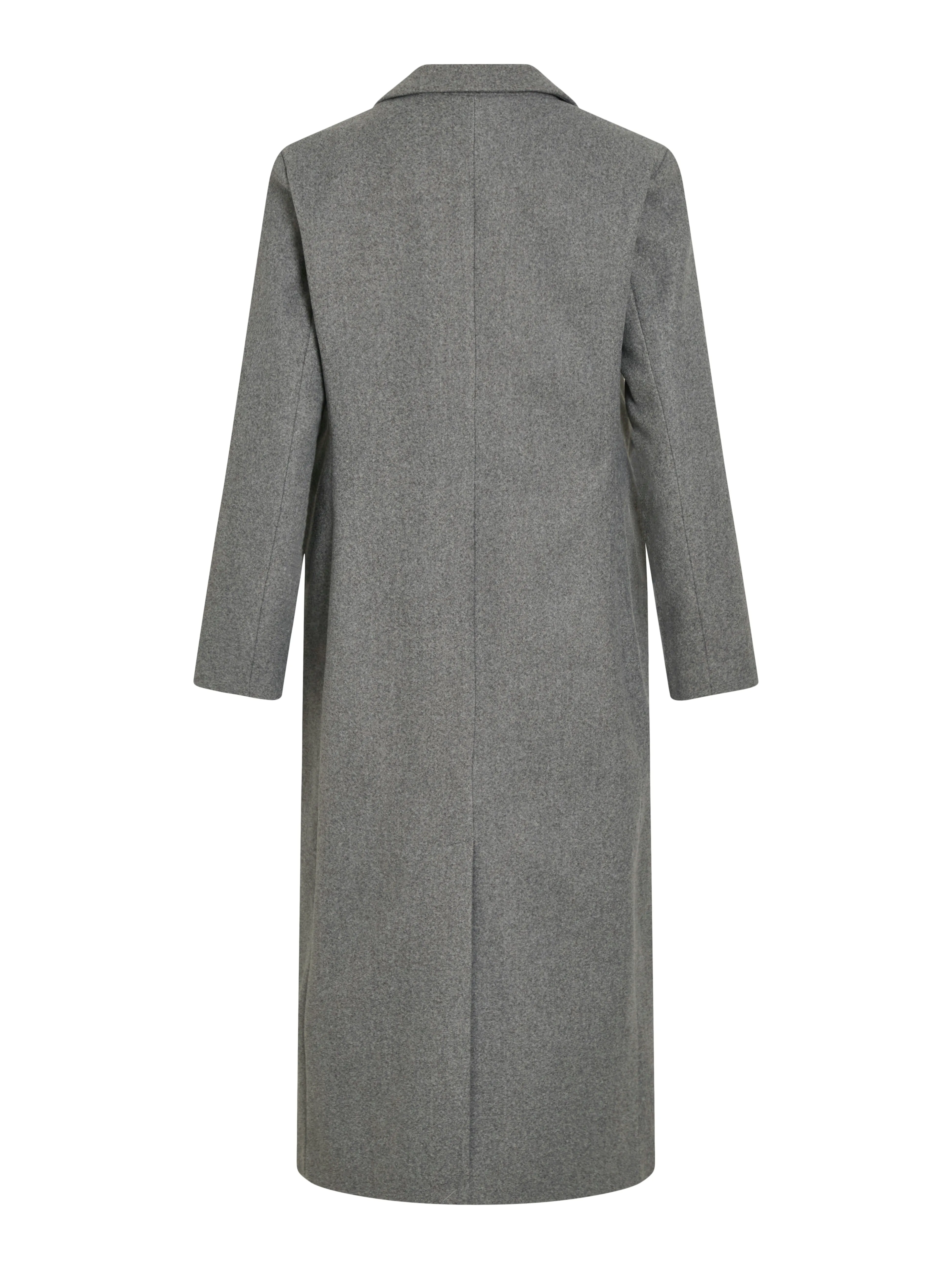 Solo Long Coat (Medium Grey/Melange)