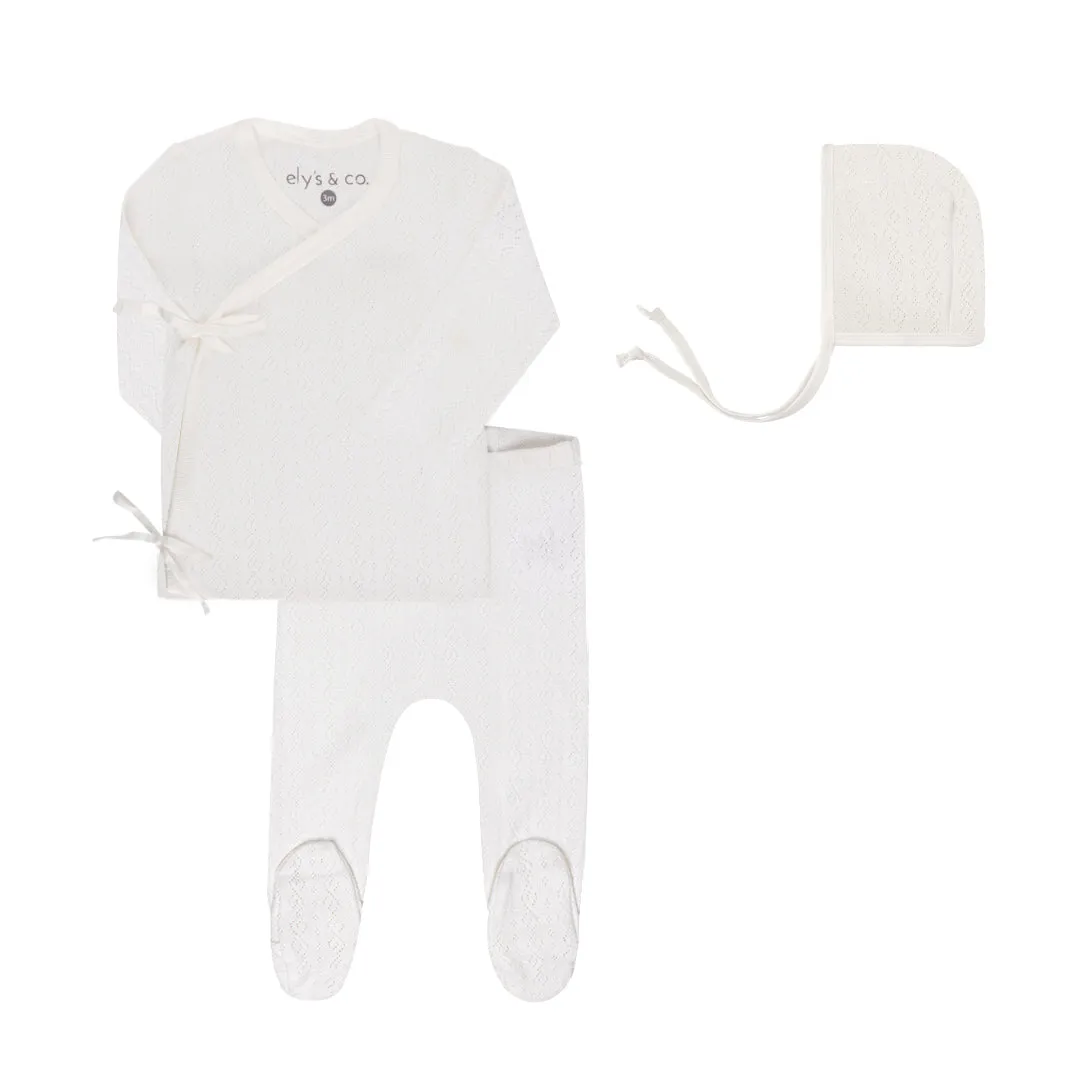 Squiggle Pointelle Collection - Bris Set