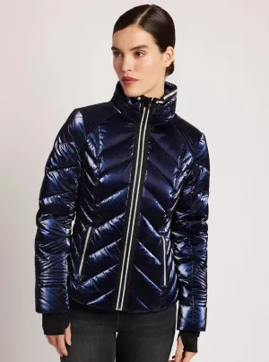 Super Hero Puffer with Reflective Trim  Dress Blues