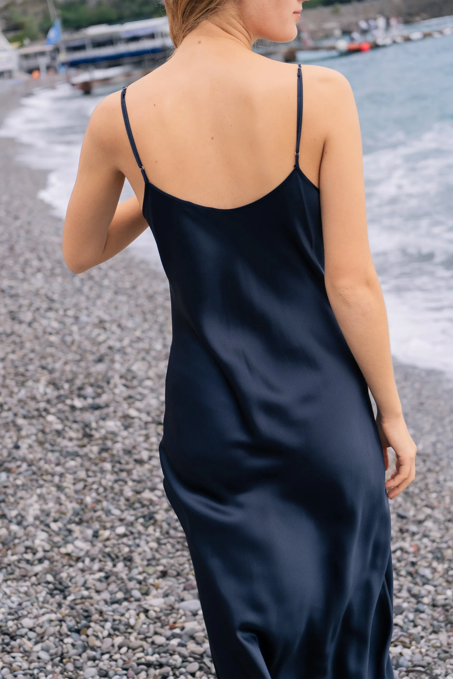 Timeless Collection Silk (22mm) Silk Slip Dress
