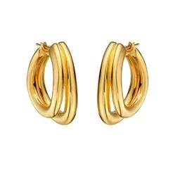 Timeless Devilish Diamond Hoops Earrings