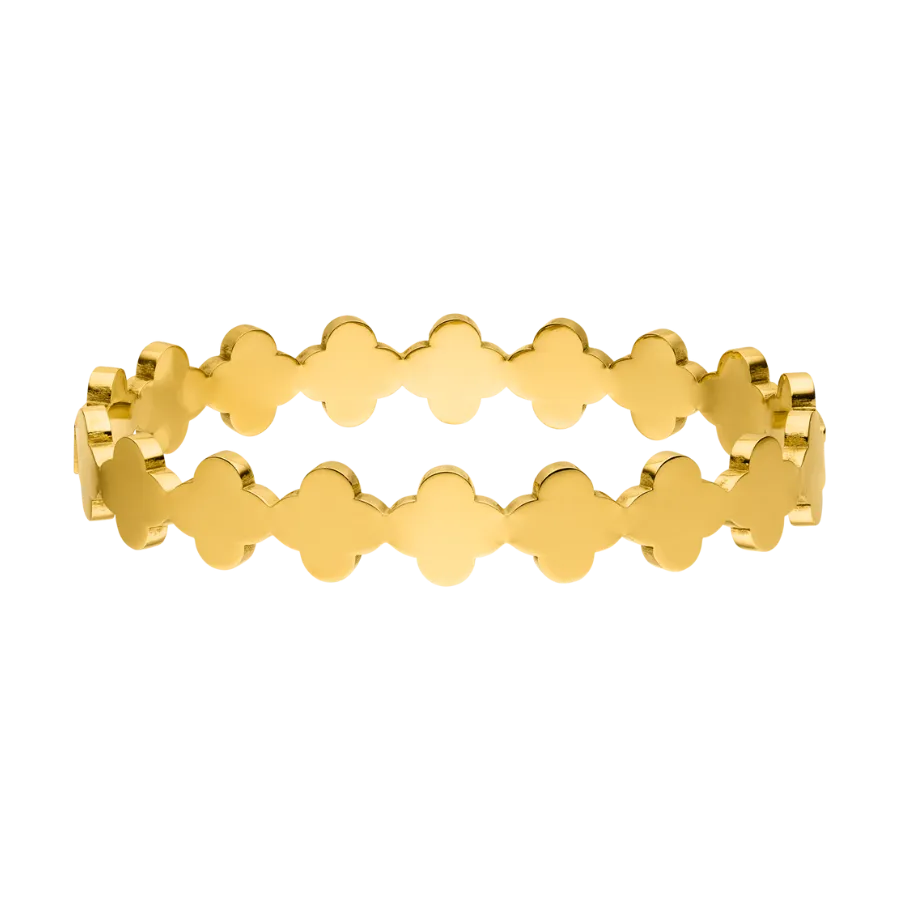Timeless Lucky Leaf Armreif 18K Vergoldet