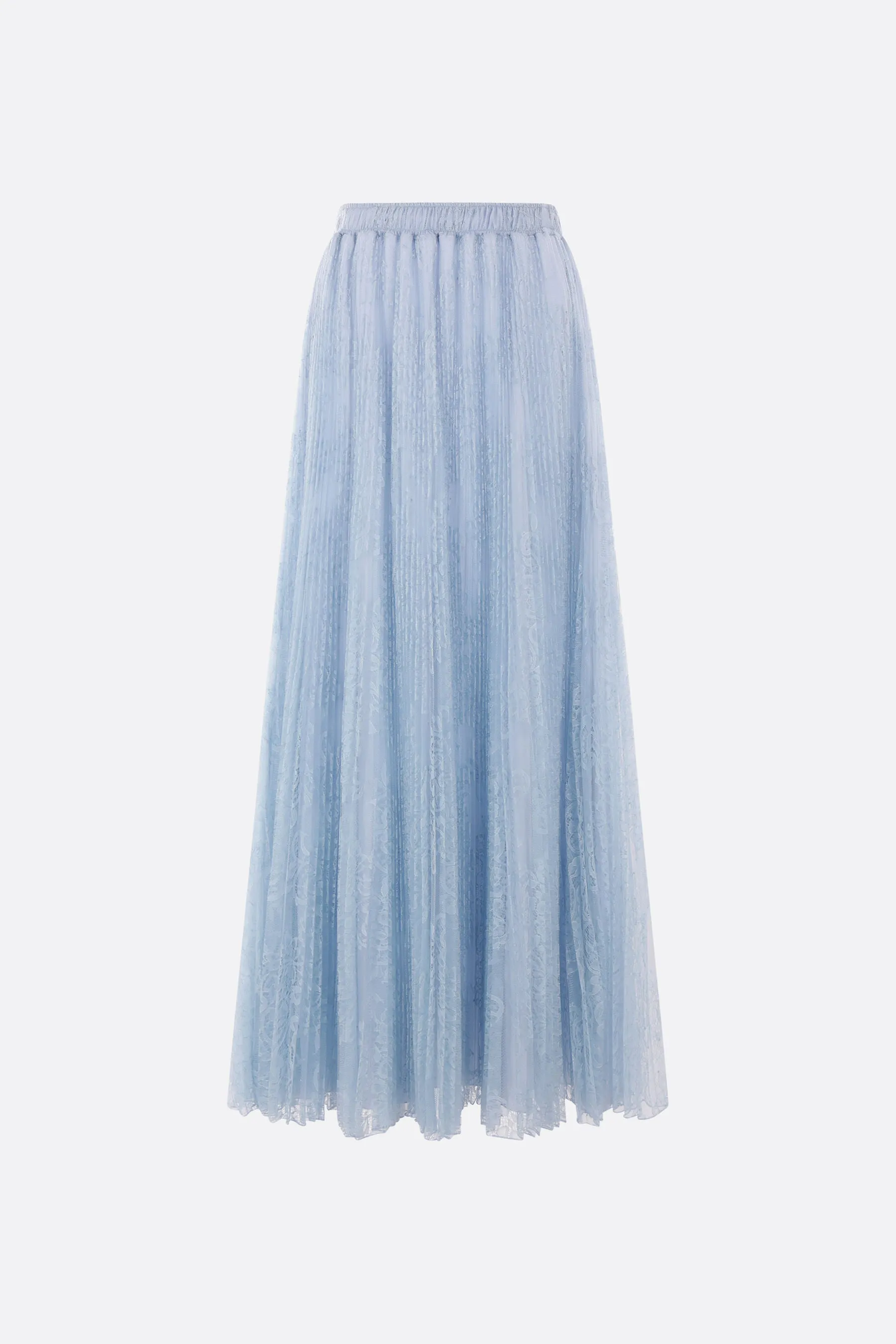 Tulle Lace Pleated Skirt