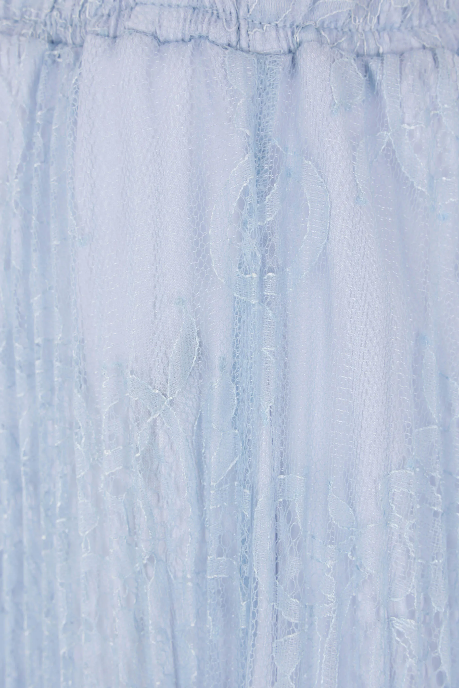 Tulle Lace Pleated Skirt