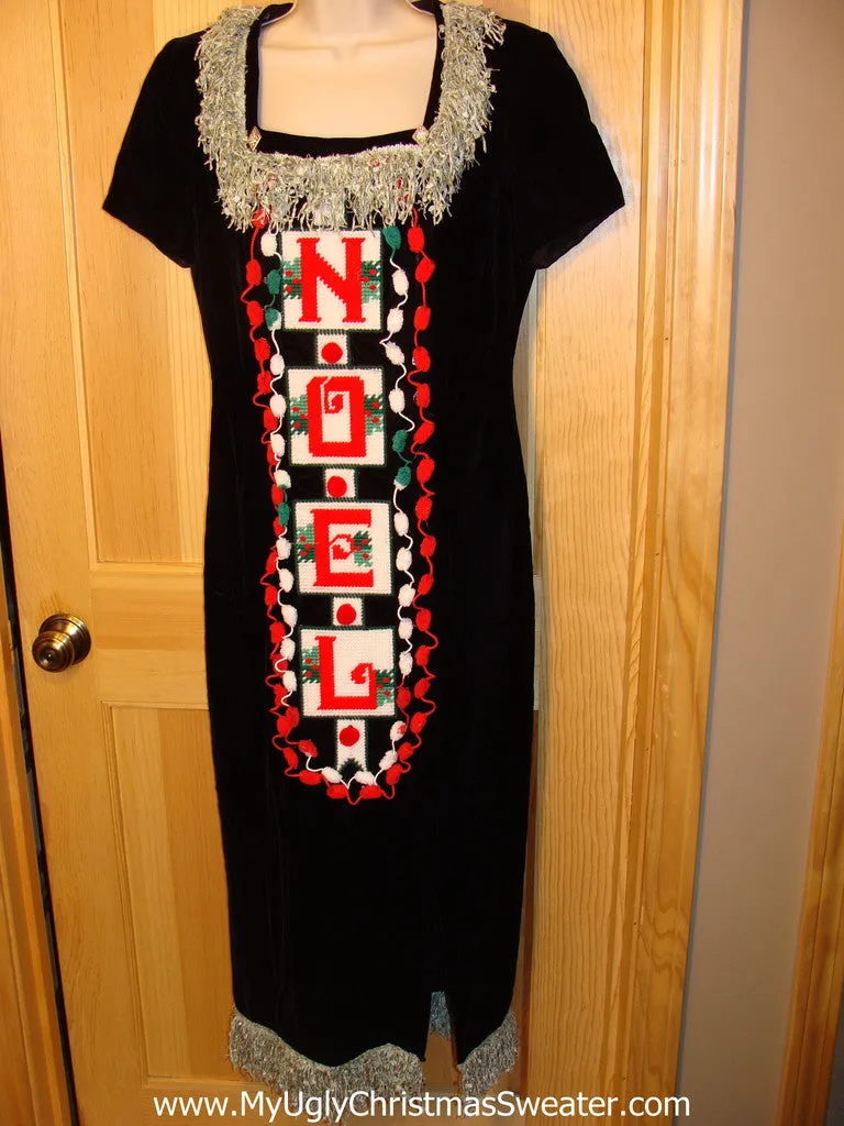Ugly Christmas Sweater Party Tacky Dress (d22)