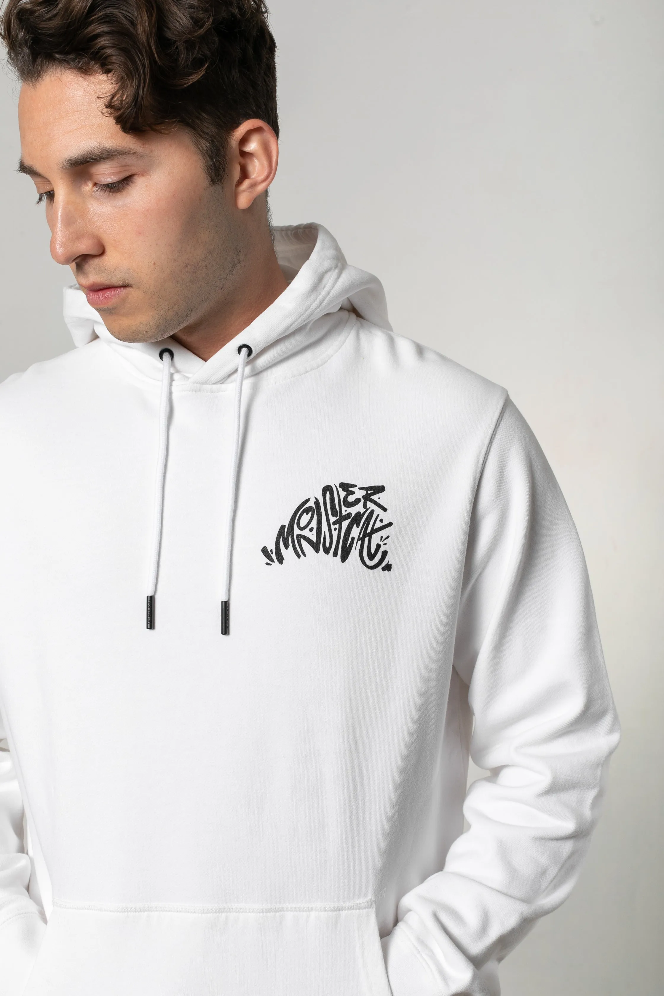 Warrior - White Pullover Hoodie