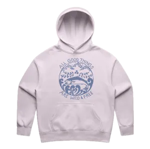 Wild & Free Pullover Hoodie - Lilac