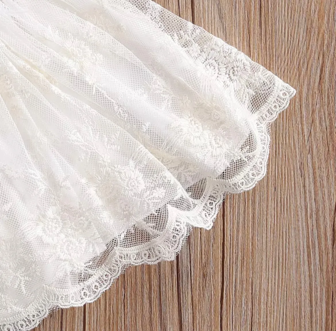 Winona Feather Romper - White