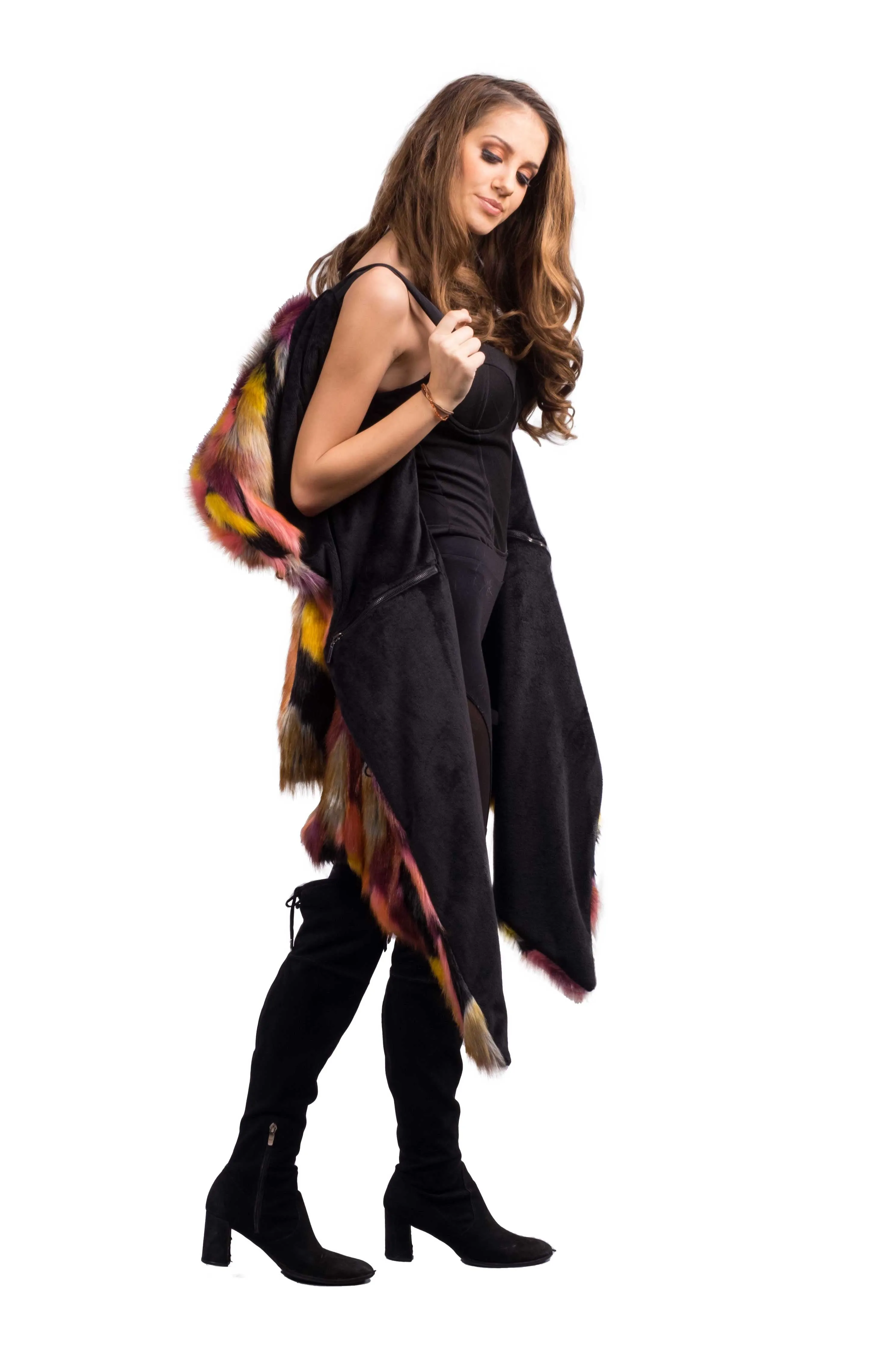 Women's Desert Warrior Coat in "Dark Acid"