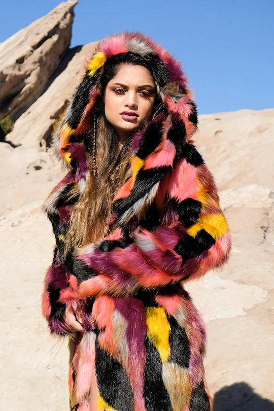 Women's Desert Warrior Coat in "Dark Acid"