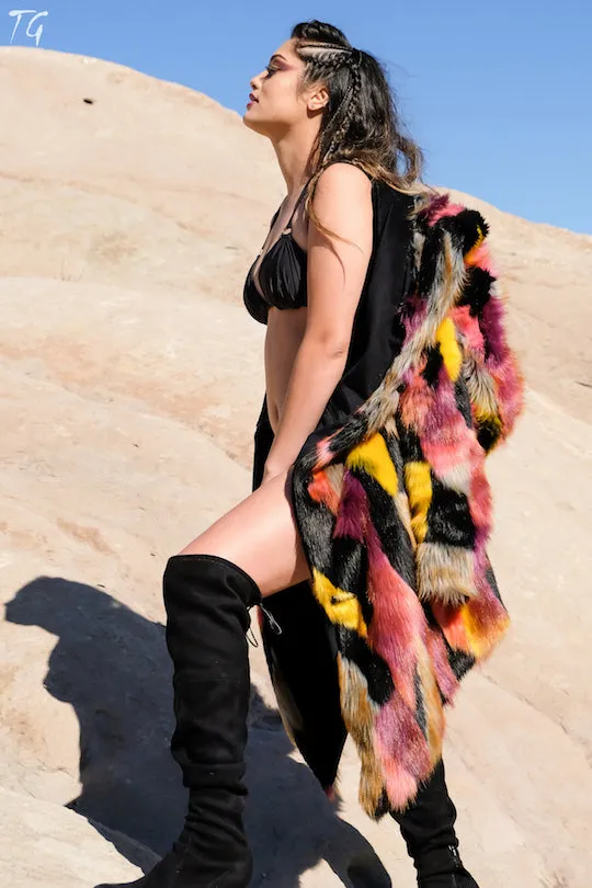 Women's Desert Warrior Coat in "Dark Acid"