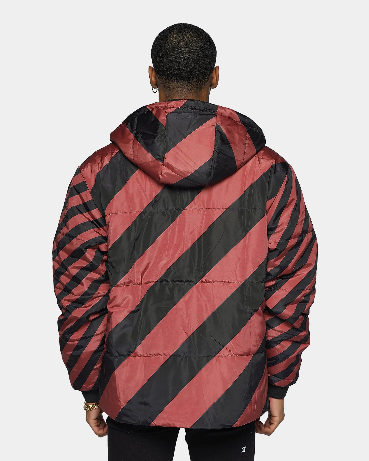 XXIII Bram Foil Puffer Jacket Black/Copper